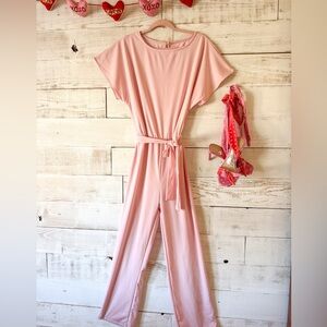 Cotton candy Pink Jumpsuit